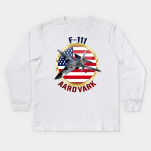 F-111 Aardvark USA Kids Long Sleeve T-Shirt